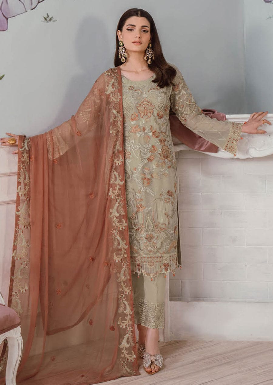 Ramsha Chiffon Collection 2024 F-2505